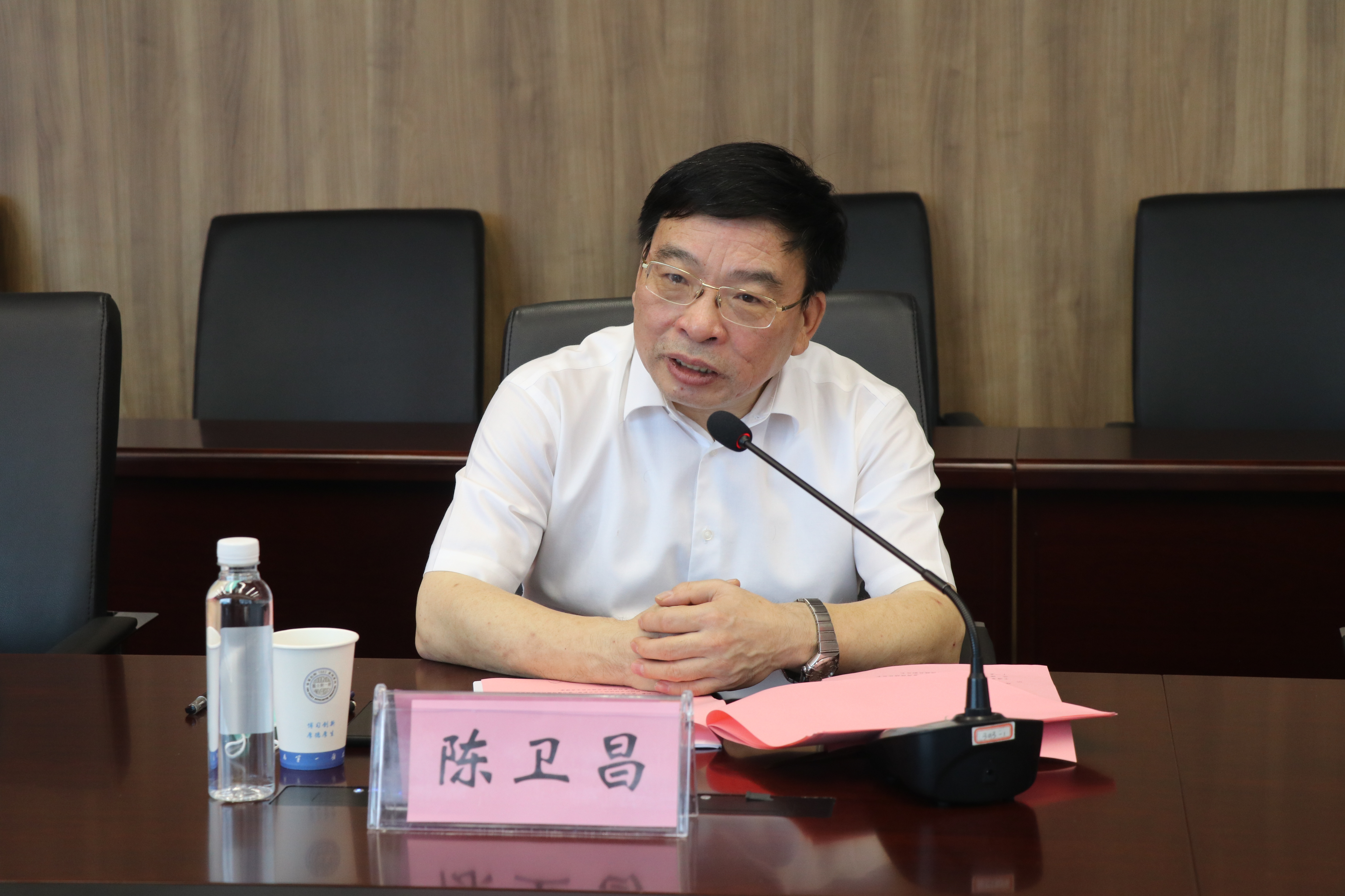 苏州市委常委统战部部长姚林荣一行莅临我校附属第一医院调研