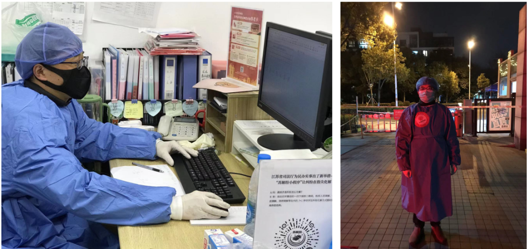 我校材化部高分子系教工支部党员积极投身抗疫一线